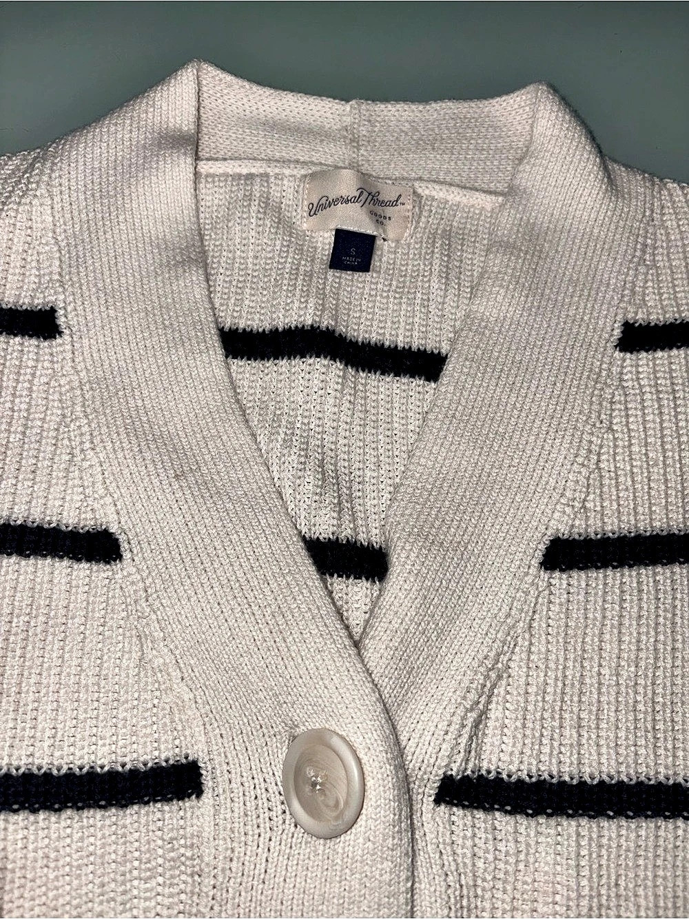 Universal Thread Striped Cardigan - Picture 3 of 3